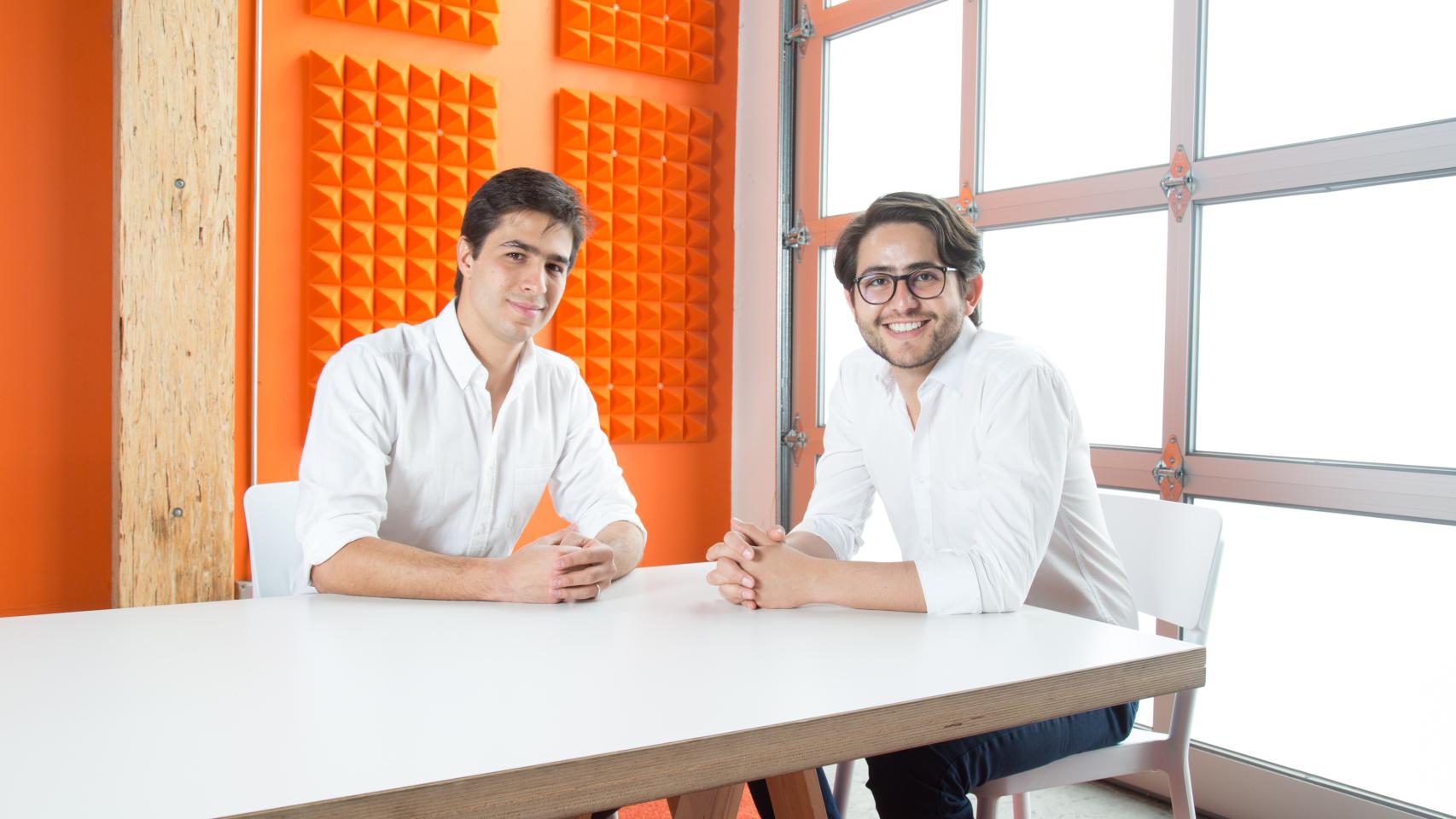 Andrés Vélez y Simón González, fundadores de Tributi