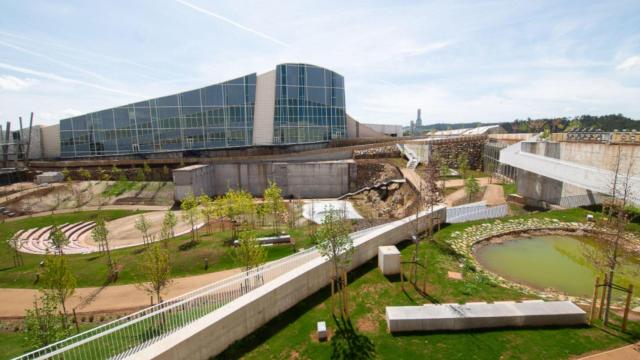 Xardín do Teatro del Gaiás.