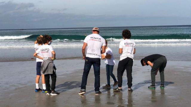 Fotografía de una edición anterior del Circuito Galego de surf.
