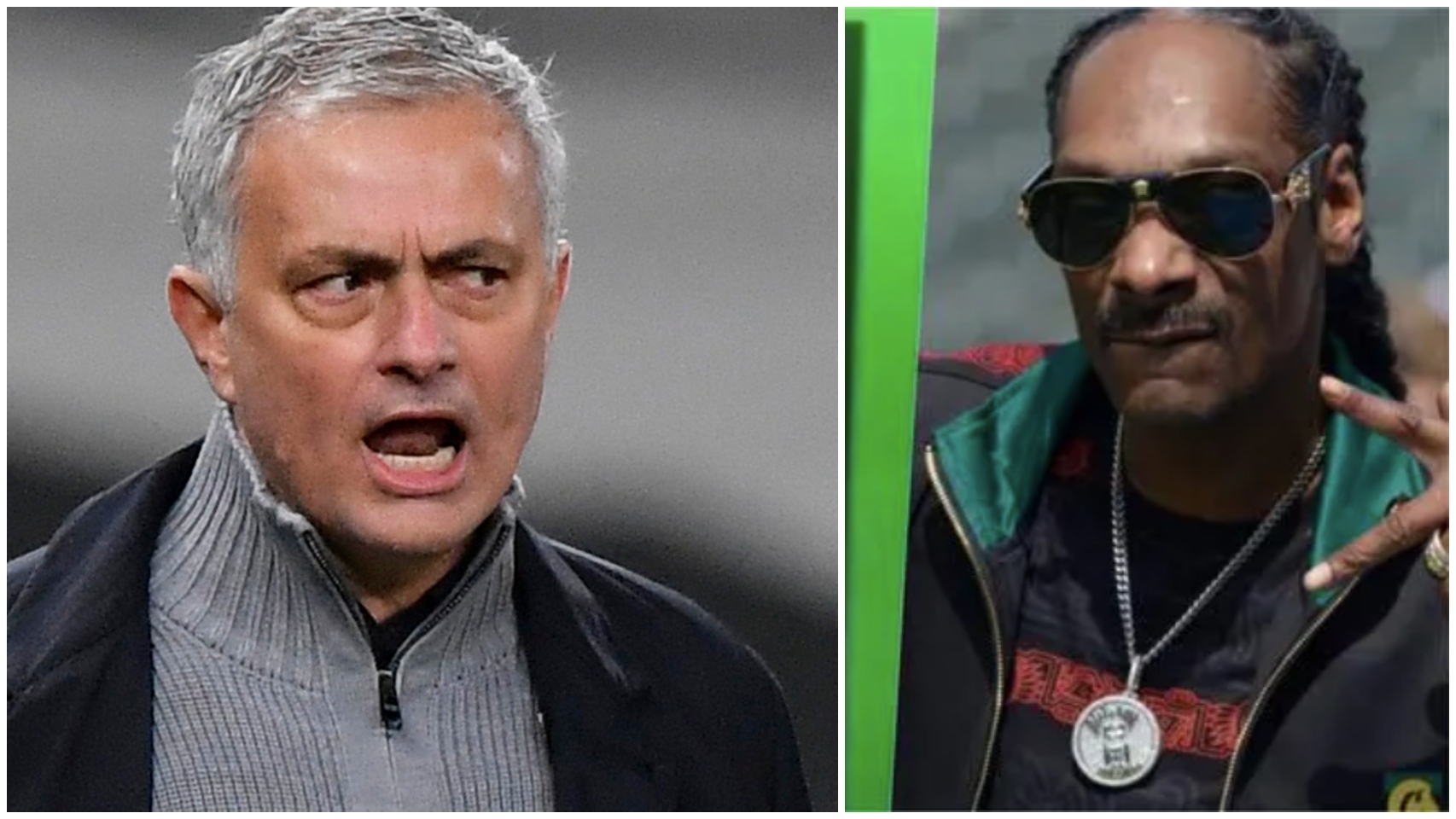 Mourinho y Snoop Dogg, en un collage