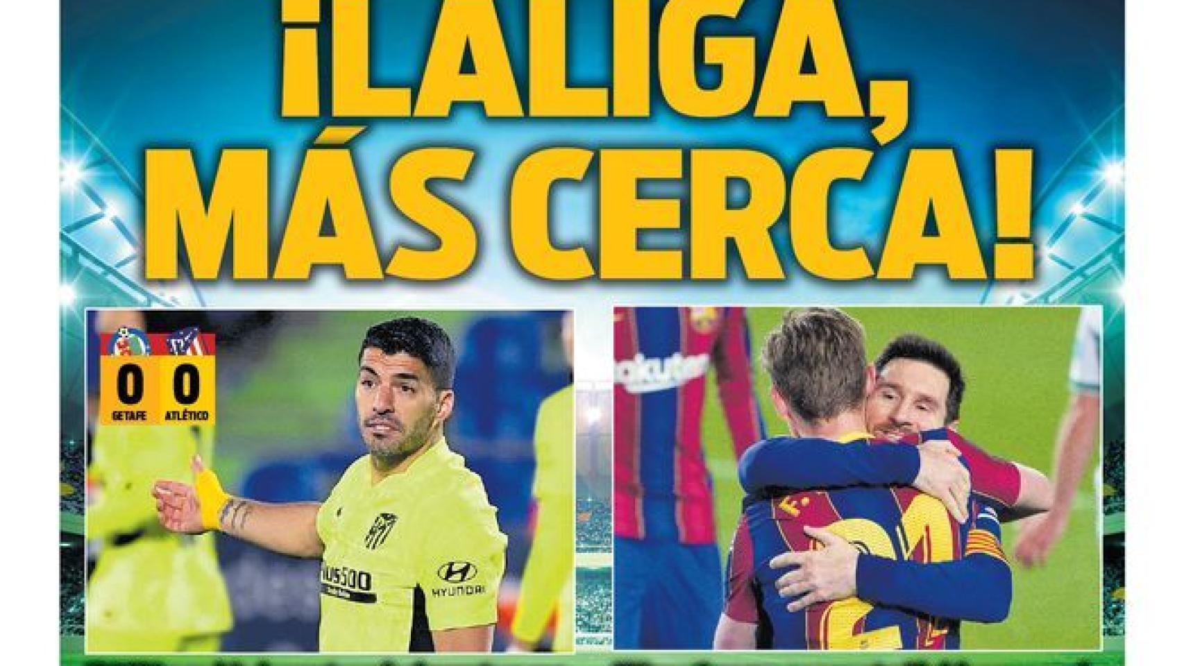 La portada del diario SPORT (14/03/2021)