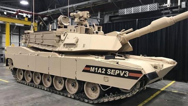 Tanque de combate Abrams M1A2 SepV3.
