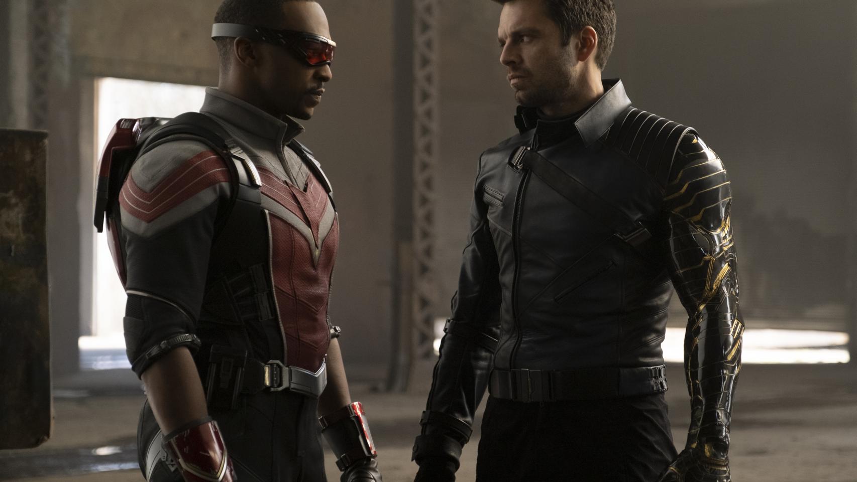 Anthony Mackie y Sebastian Stan son Falcon y el Soldado de Invierno.