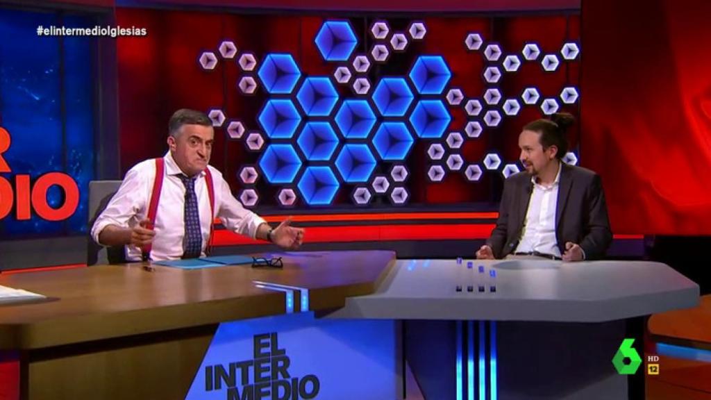 Pablo Iglesias lleva a 'El Intermedio' a máximo
