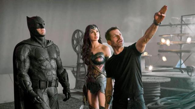Zack Snyder en el rodaje de 'La liga de la justicia'.