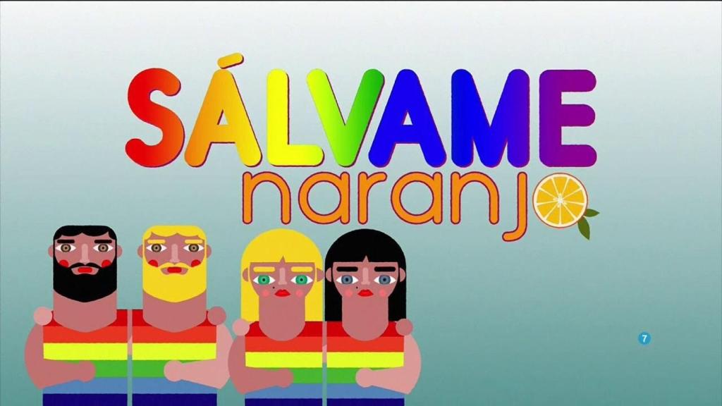 Cabecera de 'Sálvame' con la bandera arcoíris por el Orgullo LGTBI 2020.