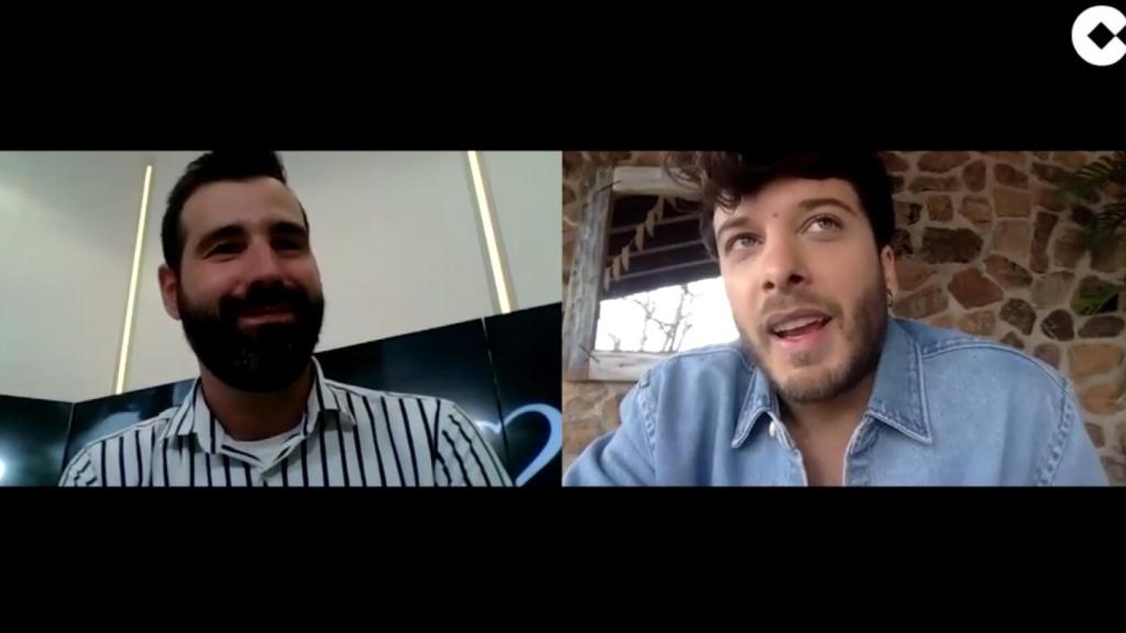 Javier Escartín y Blas Cantó en 'Pasaporte a Eurovisión'.