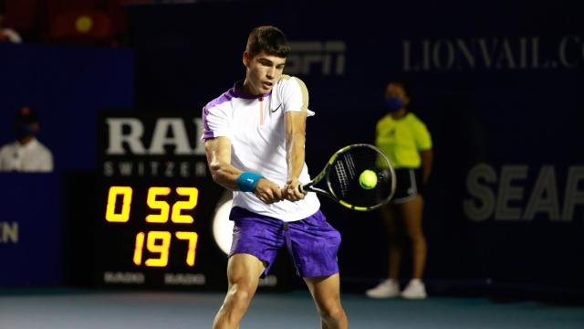 Carlos Alcaraz, en el Abierto de Acapulco