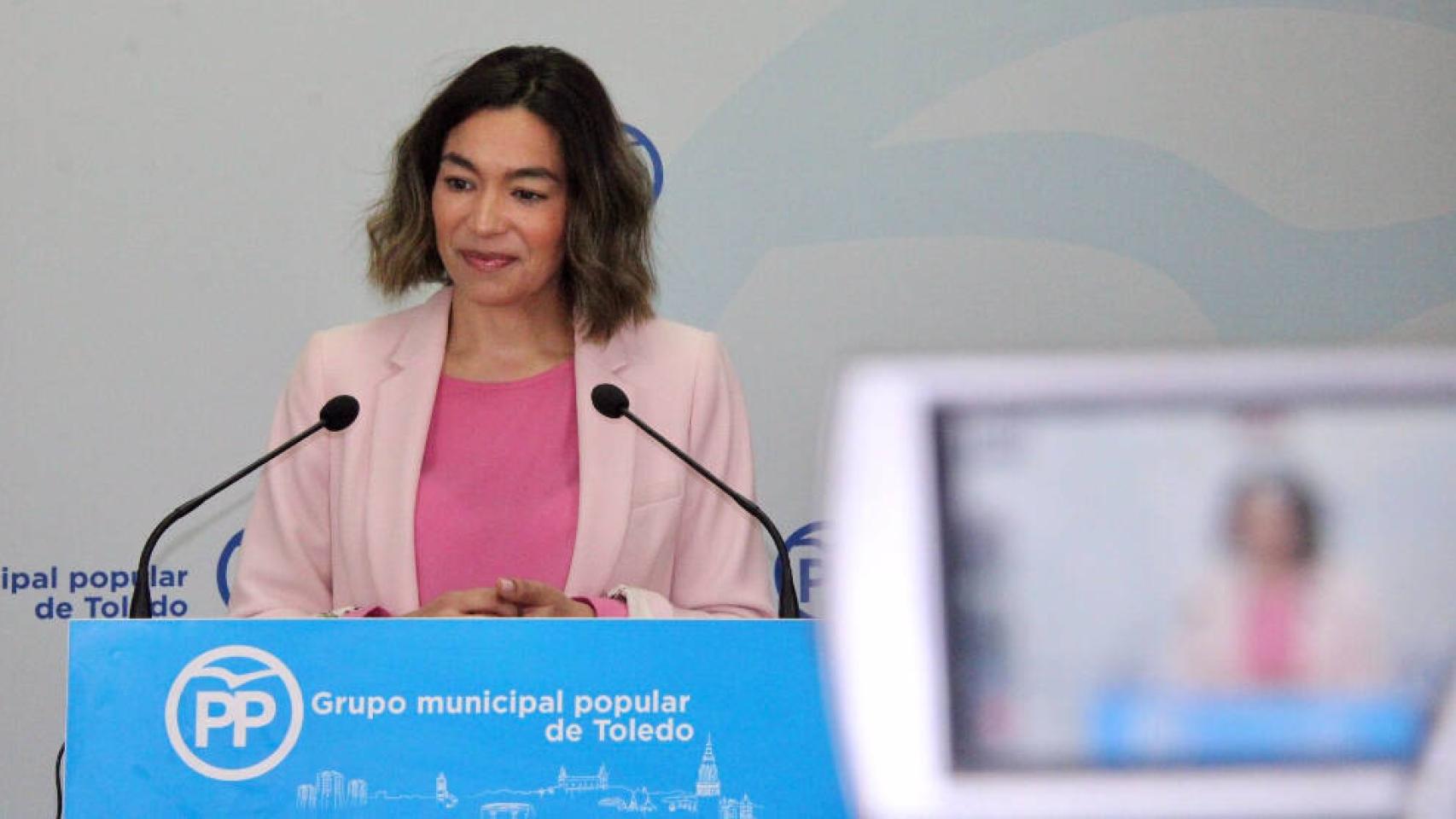 Claudia Alonso, portavoz del PP en el Ayuntamiento de Toledo