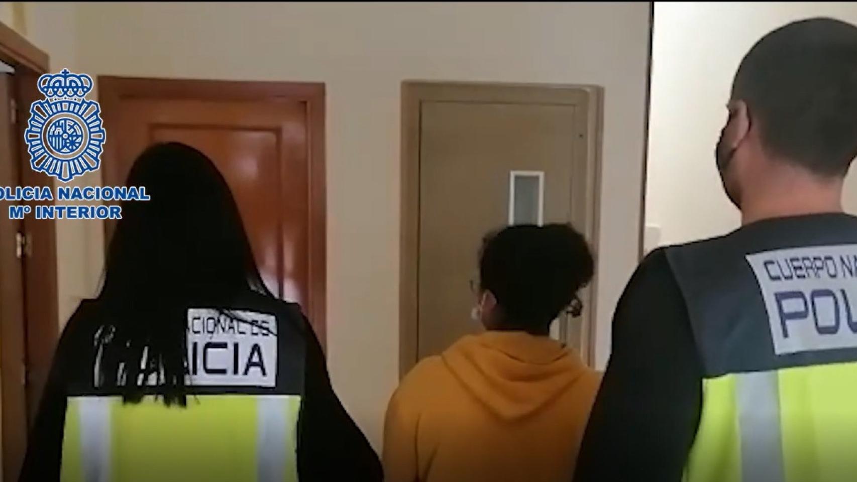 Imagen de la detenida.