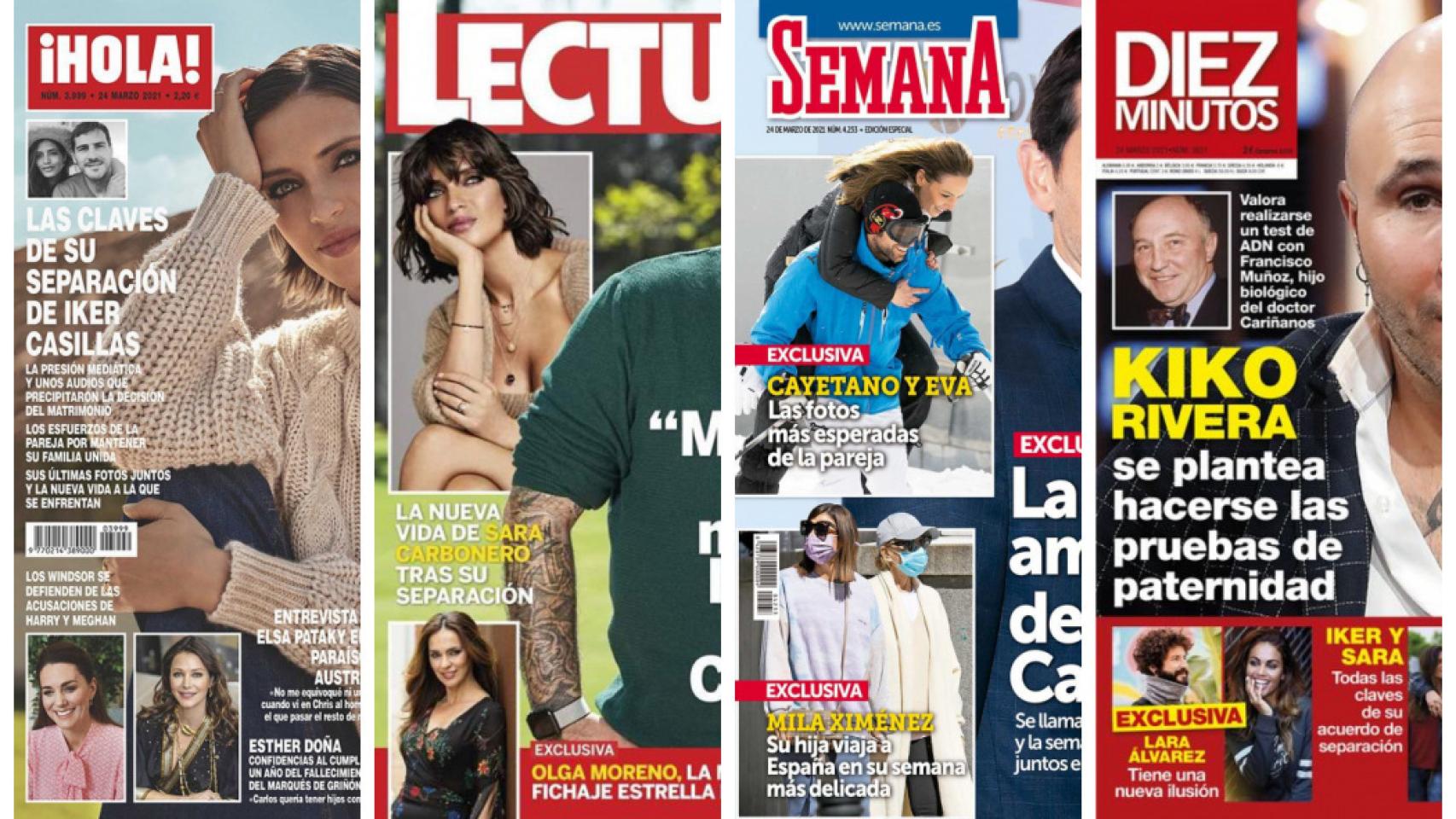 Estas son las revistas de este miércoles.