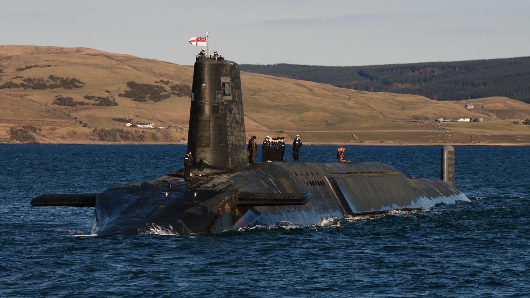 HMS Victorious perteneciente a la clase Vanguard