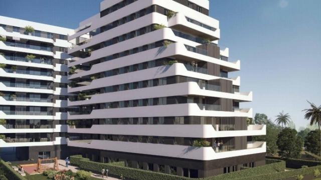 Infografía del proyecto de Libra Gestión en las parcelas de Adif.