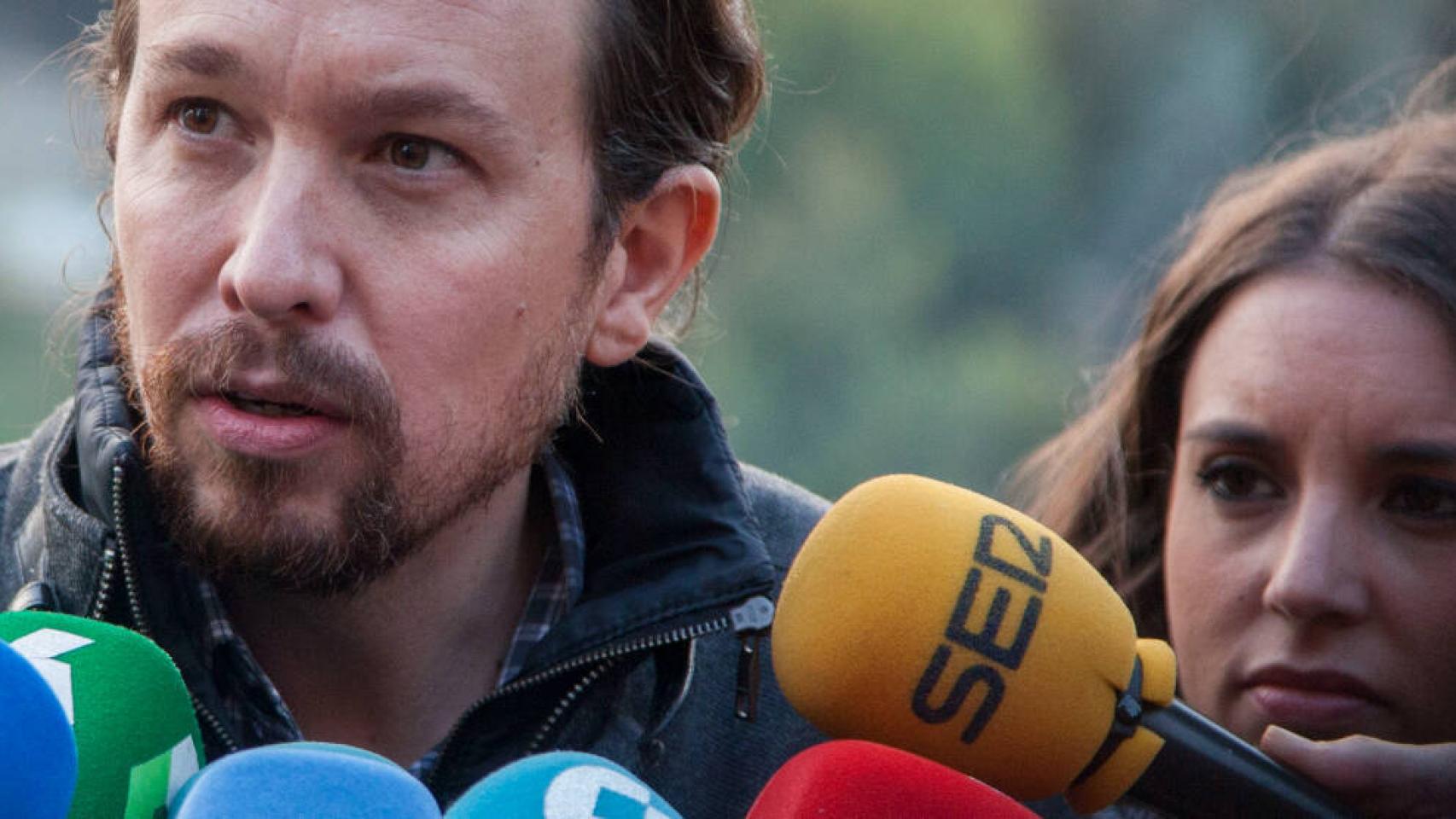 Pablo Iglesias e Irene Montero, fotografiados en Toledo a finales de 2016