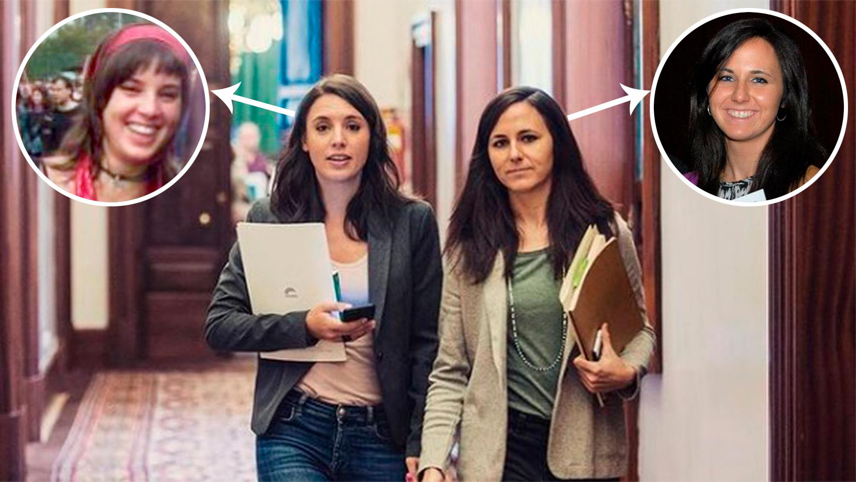 Irene Montero y su compañera y amiga de partido Ione Belarra.