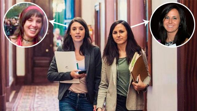 Irene Montero y su compañera y amiga de partido Ione Belarra.