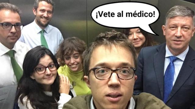 En 2016, Íñigo Errejón y Carmelo Romero se quedaron encerrados en el ascensor del Congreso con cinco personas más.