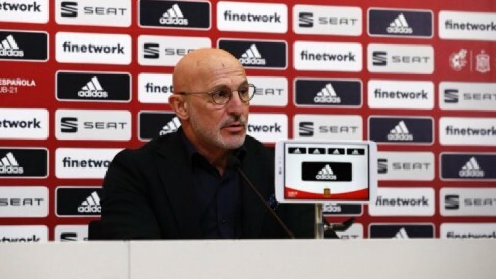 Luis de la Fuente, en rueda de prensa