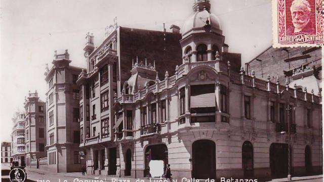 Plaza de Lugo y Calle Betanzos (Fuente: Todocoleccion)