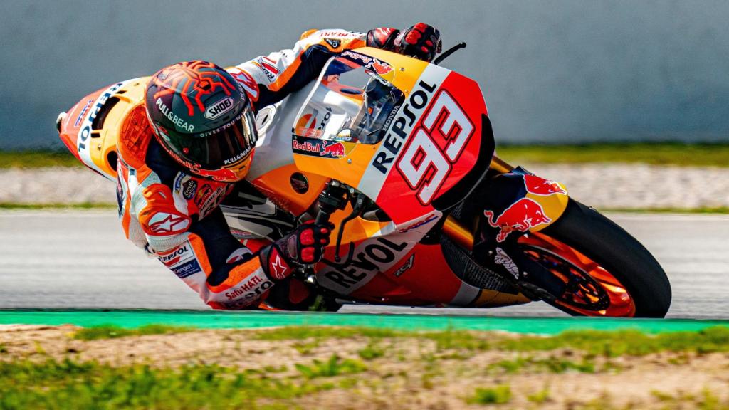 Marc Márquez, con la RC 213V-S en Montmeló