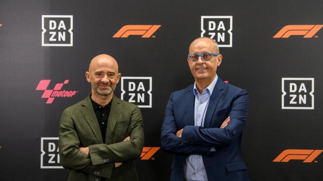 Antonio Lobato y Ernest Riveras, en la presentación de DAZN