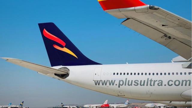 Un avión de Plus Ultra.