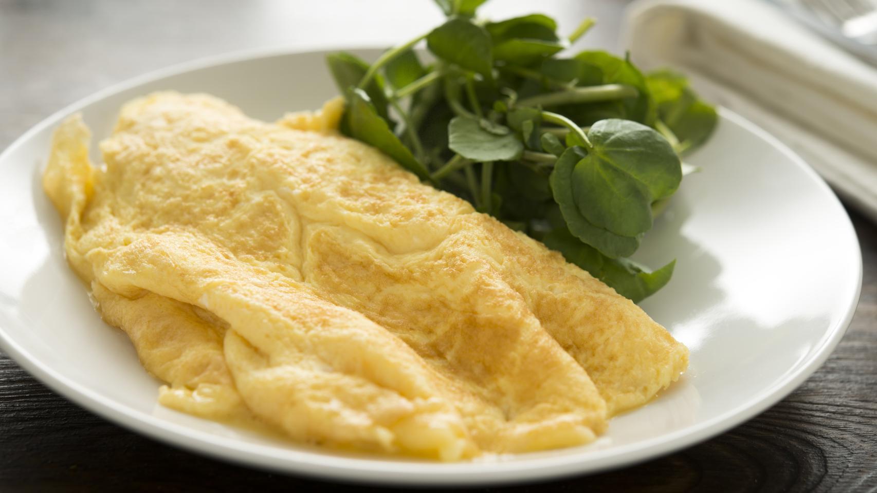Una tortilla francesa.