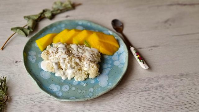 Mango sticky rice, el arroz con leche en versión Thai