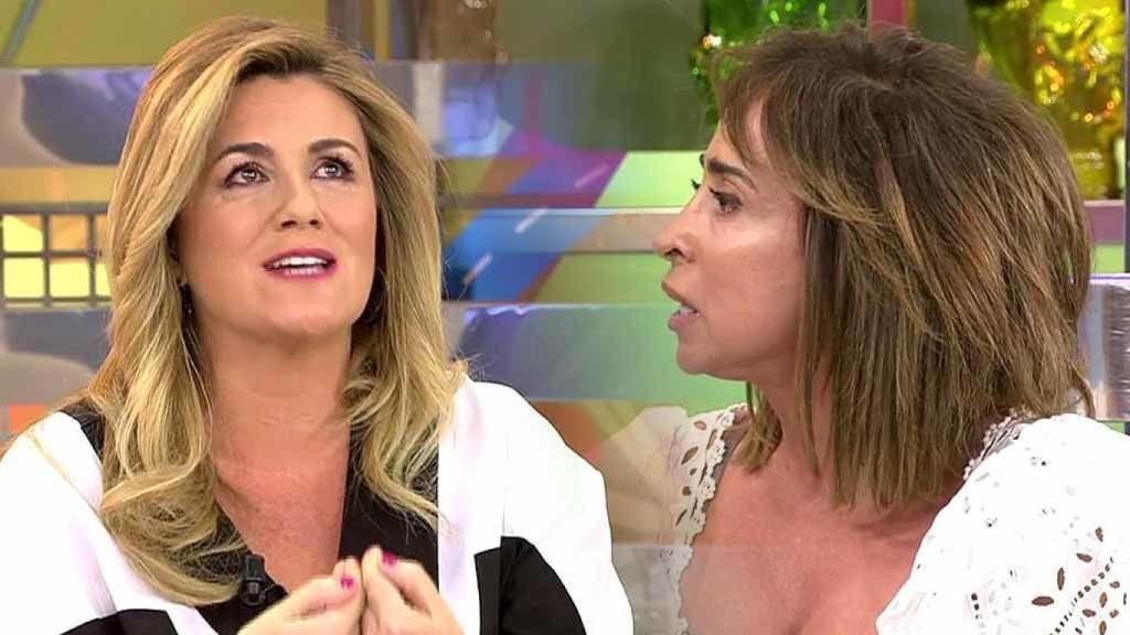 Carlota Corredera y María Patiño han protagonizado un tenso encontronazo en directo.