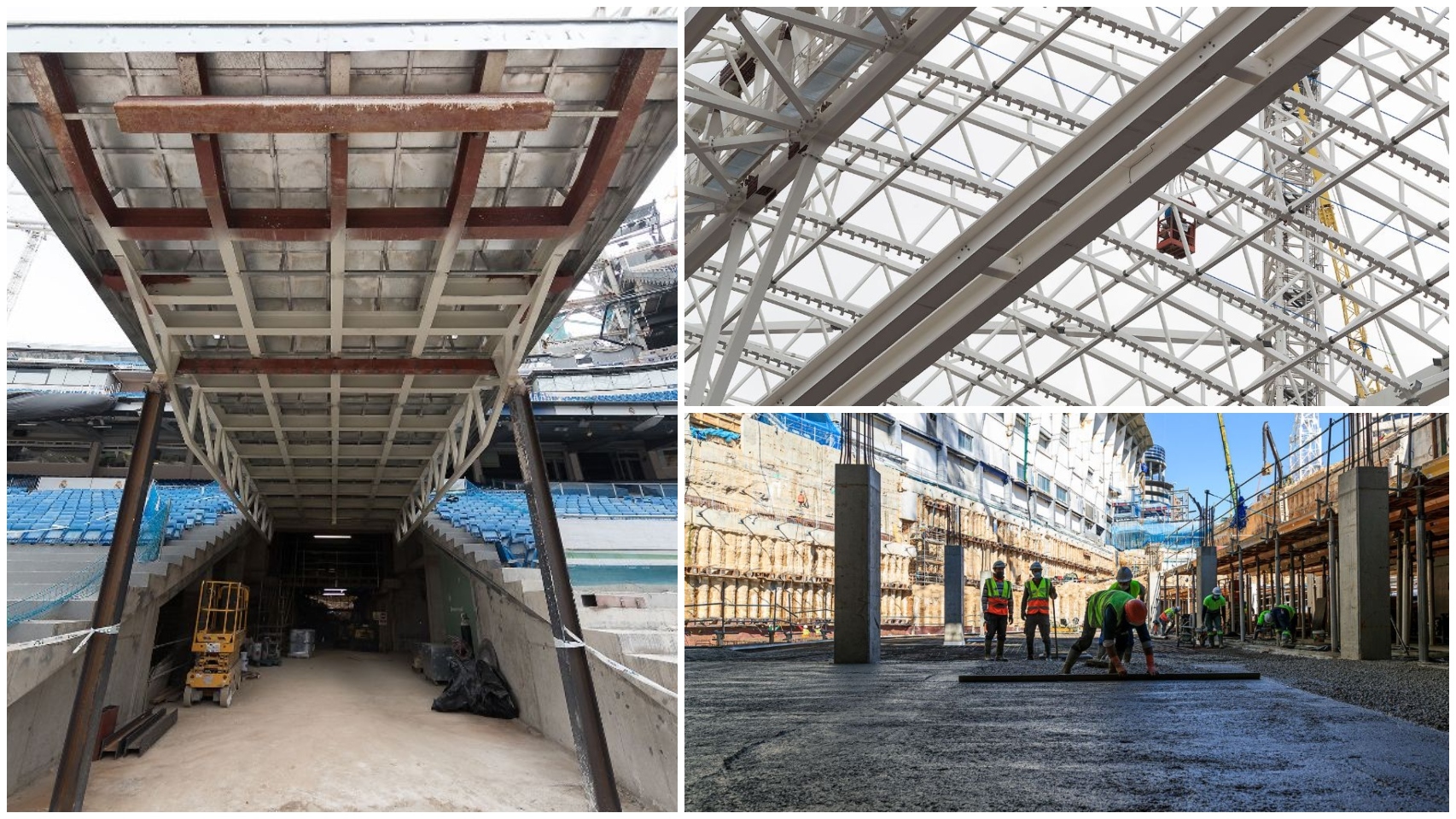 Las obras del Santiago Bernabéu