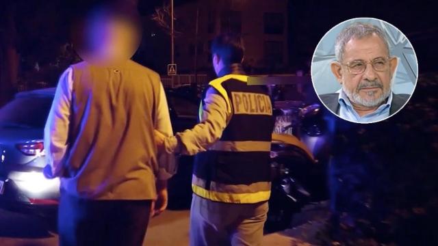 Imagen de la detención del máximo responsable de la Comisión Islámica en España.