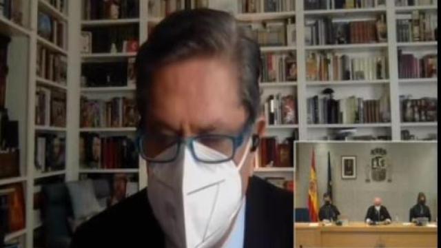 Federico Trillo, durante su declaración como testigo./