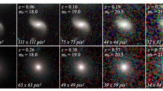 Captura del catálogo de clasificación morfológica de galaxias. Foto: J. Vega-Ferrero et al