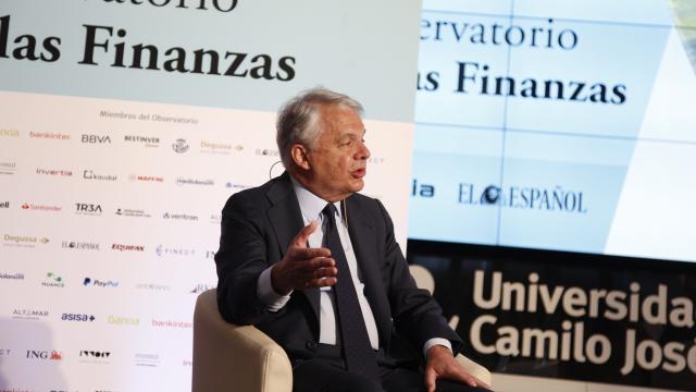 Ignacio Garralda, presidente de Grupo Mutua, durante el Observatorio de las Finanzas de EL ESPAÑOL e Invertia.