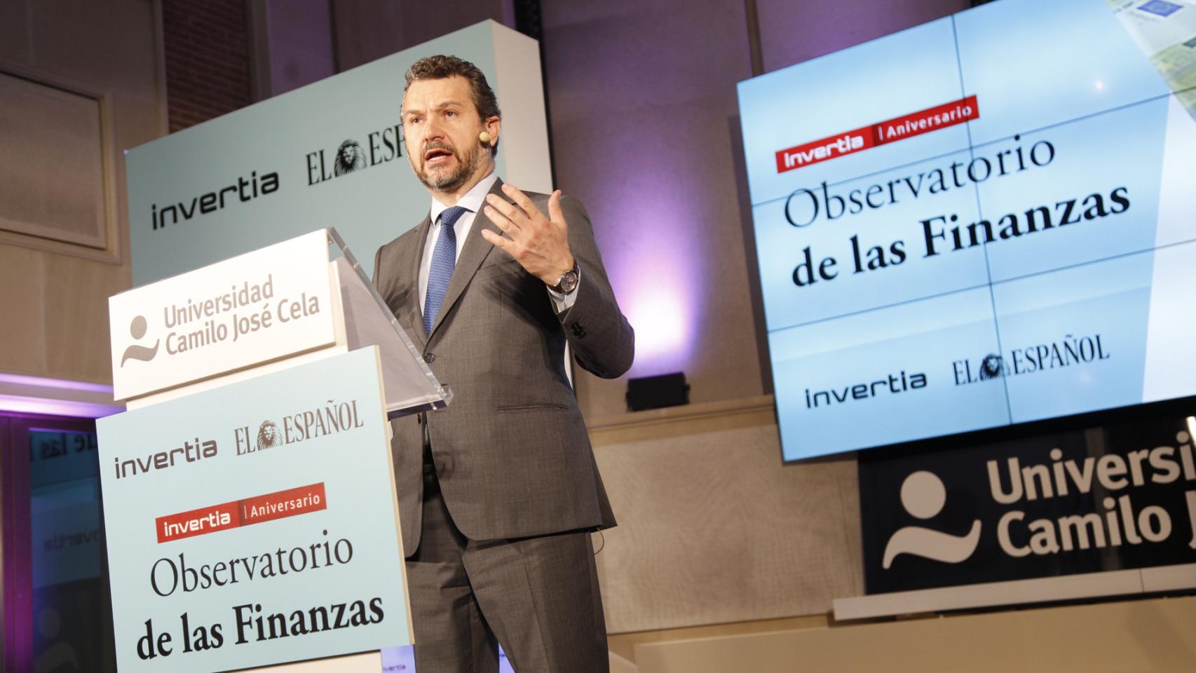 Rodrigo Buenaventura, presidente de la CNMV, en su intervención en el 'Observatorio de las Finanzas' de EL ESPAÑOL e Invertia.