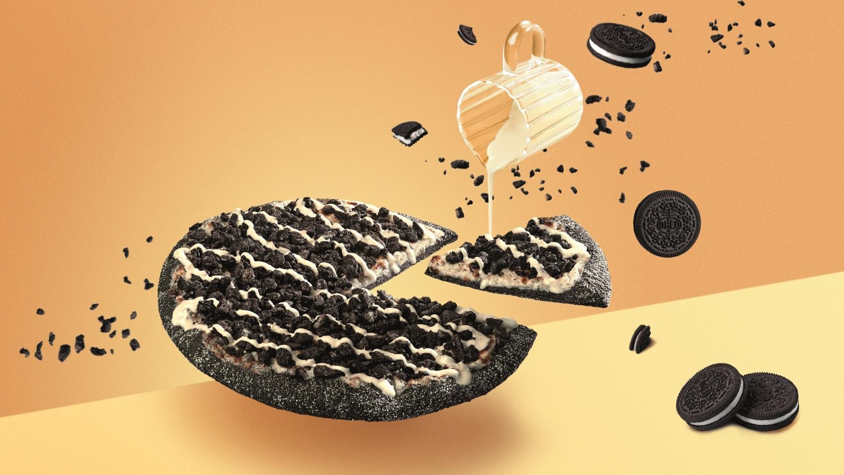La  nueva Telepizza Sweet hecha con Oreo.