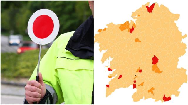 Este es el mapa de Galicia de movilidad, hostelería y restricciones que está en vigor