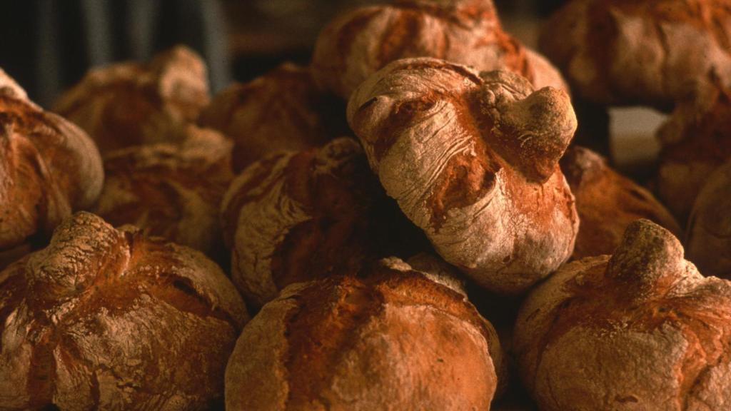 Varias piezas de pan gallego