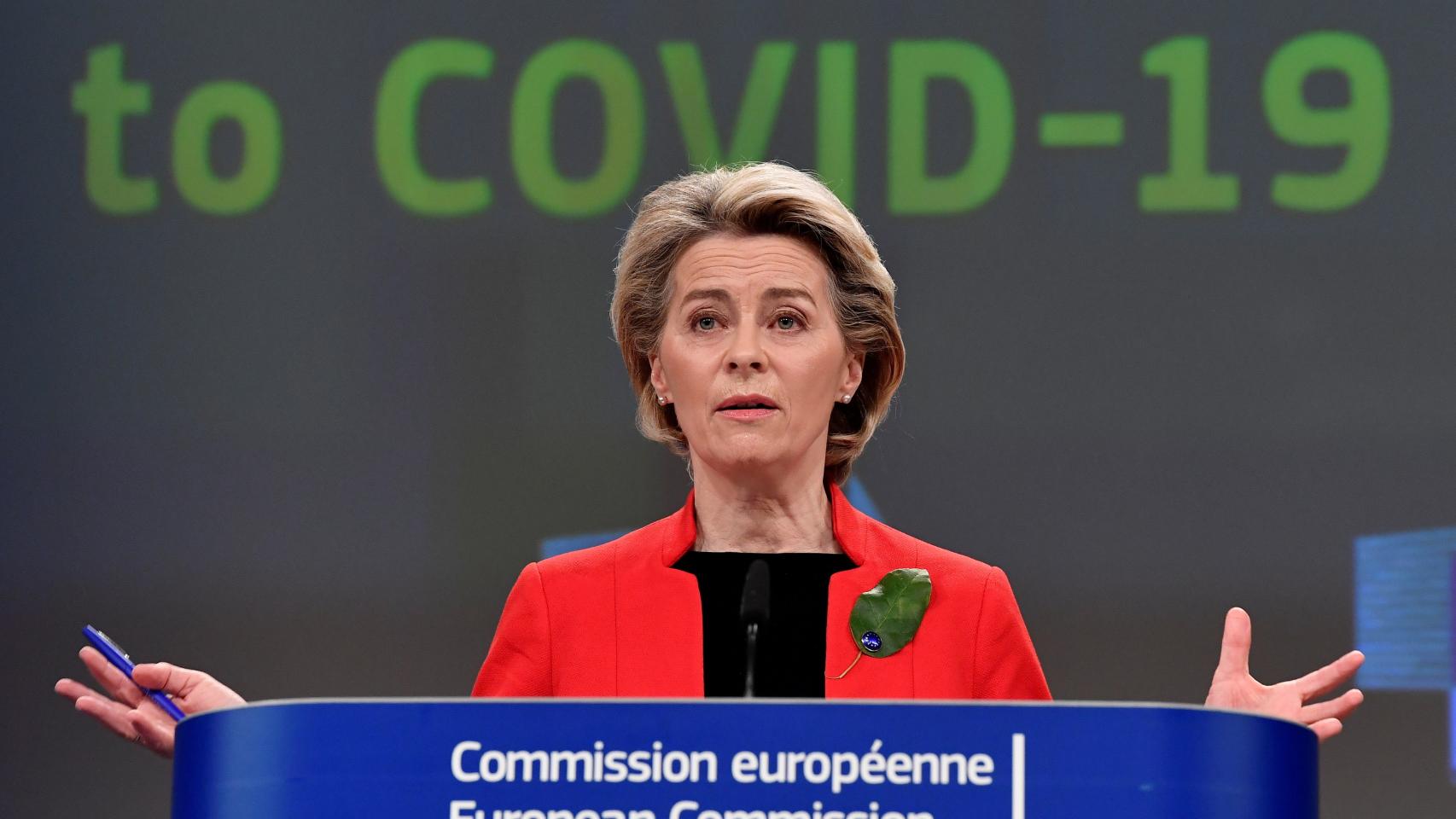 La presidenta de la Comisión Europea, Ursula von der Leyen.
