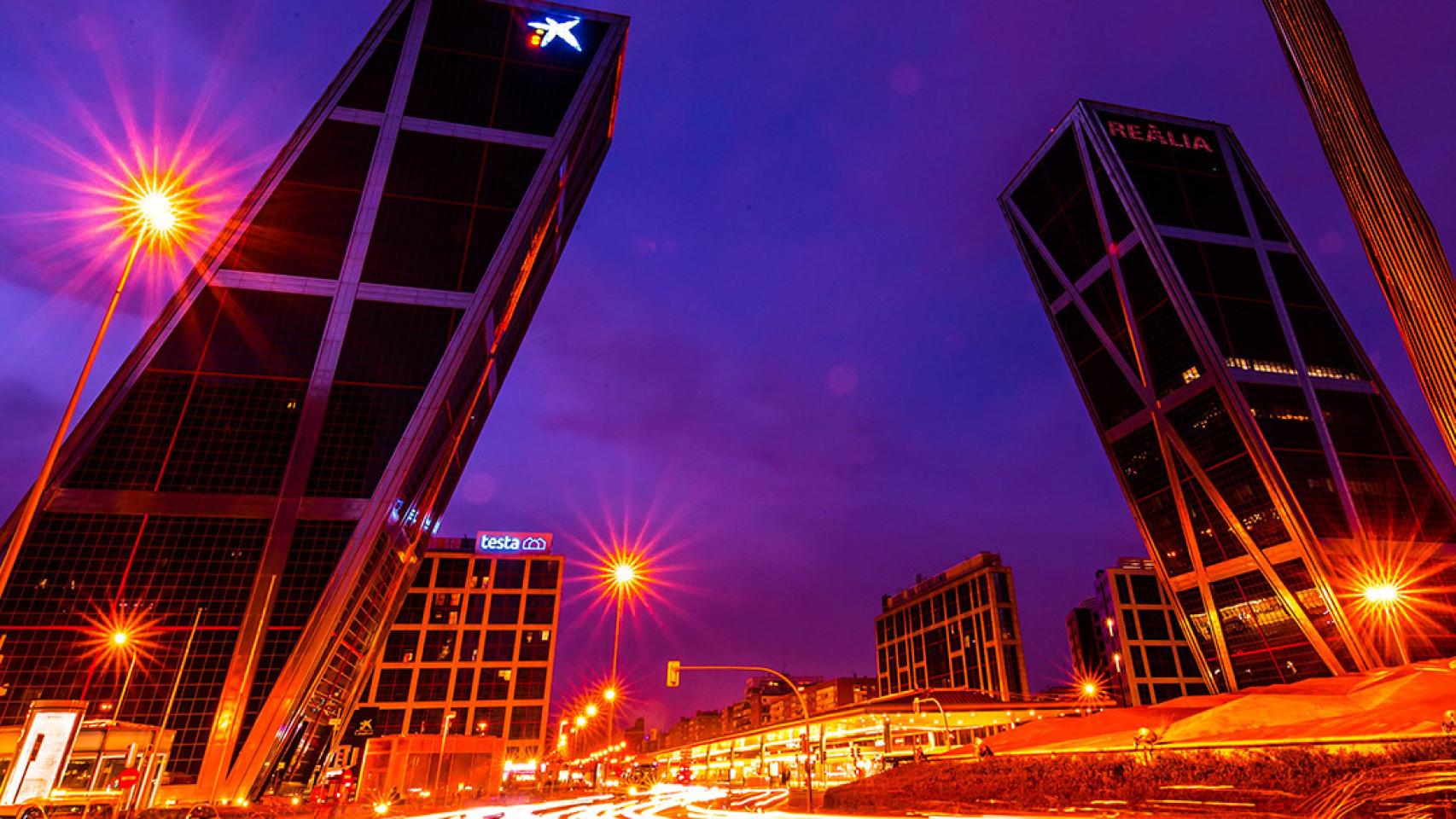 CaixaBank, torre Kio de Madrid.