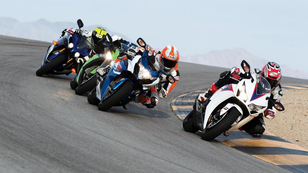 Una carrera de motos.