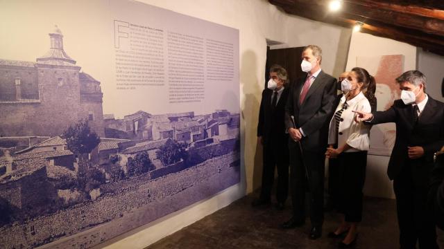 Visita de los Reyes a la casa natal De Francisco de Goya.