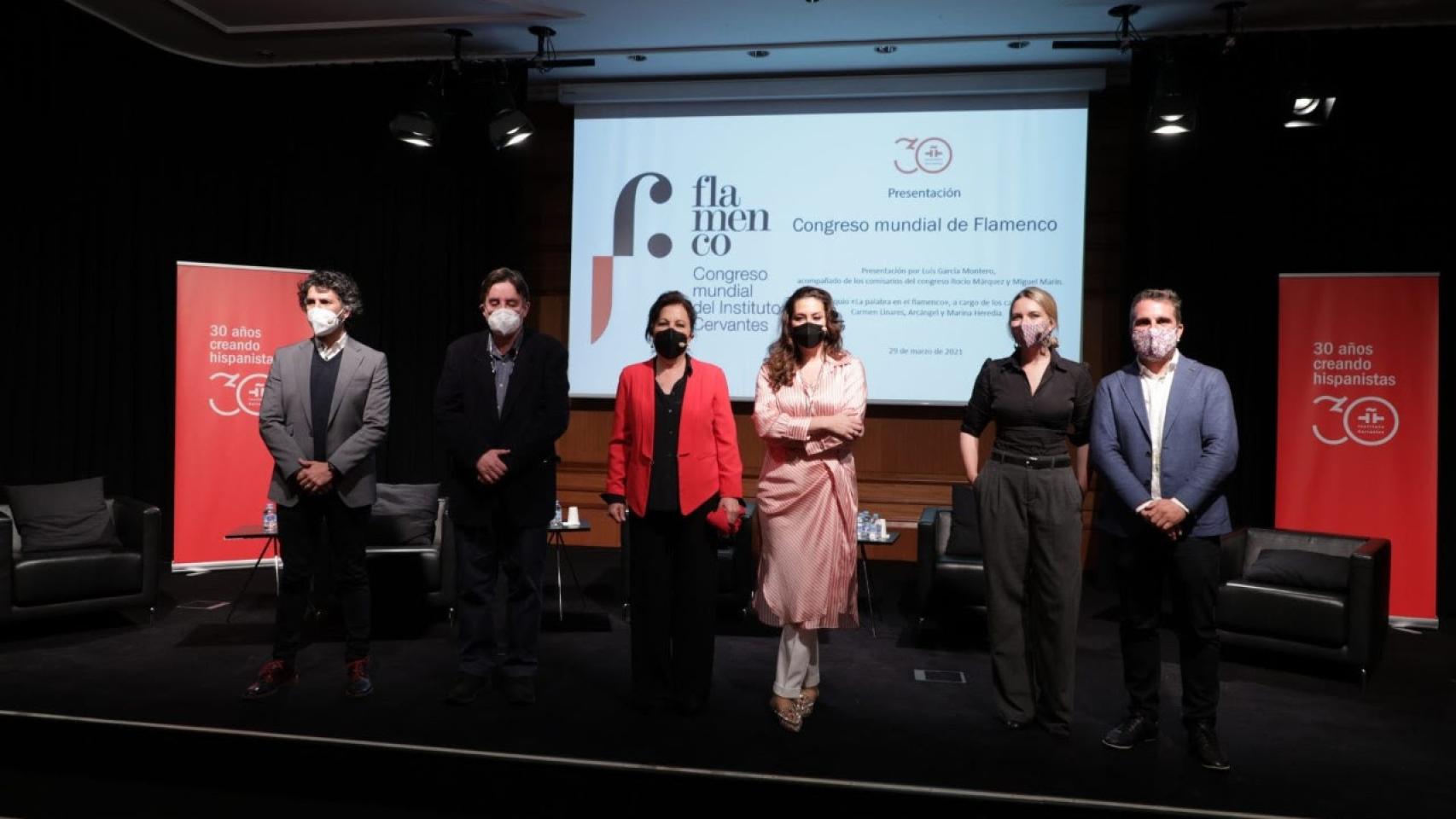 Acángel, García Montero, Carmen Linares, Marina Heredia, Rocío Márquez y Miguel Marín.