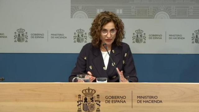 La ministra de Hacienda, María Jesús Montero.