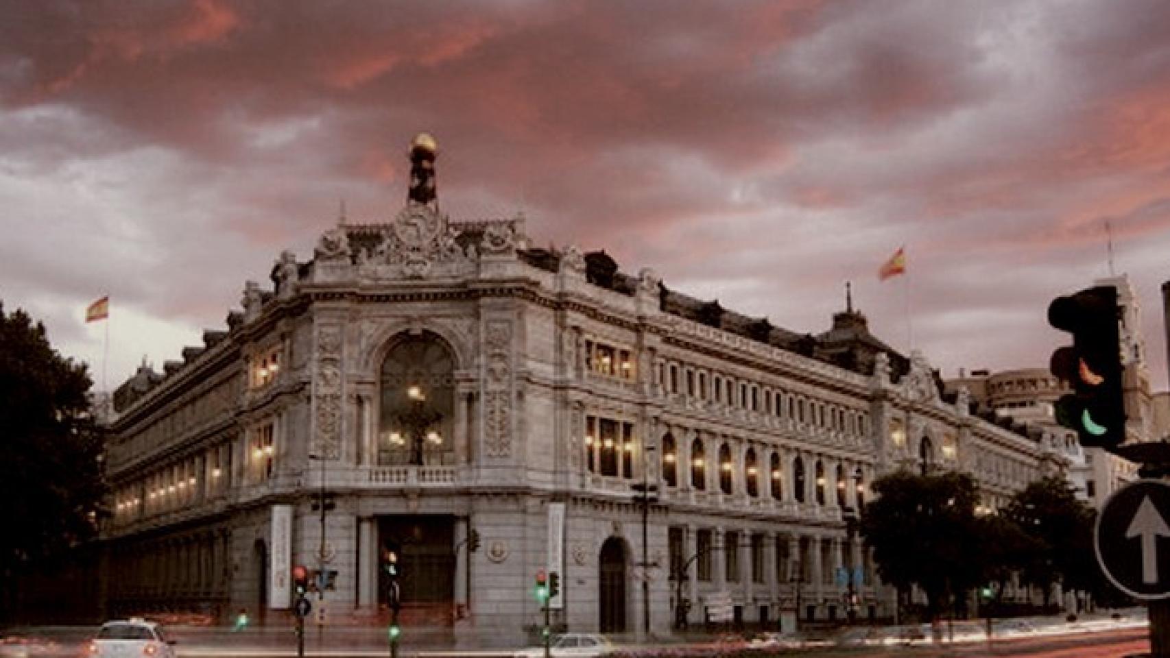 Fachada del Banco de España.