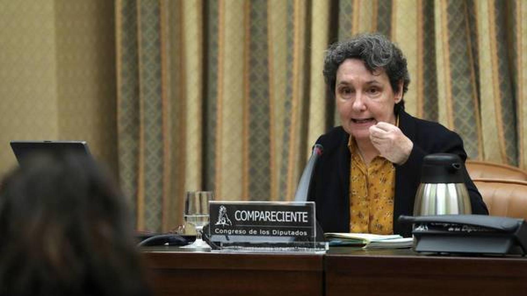 Beatriz Gimeno en el Congreso, en una imagen de archivo.