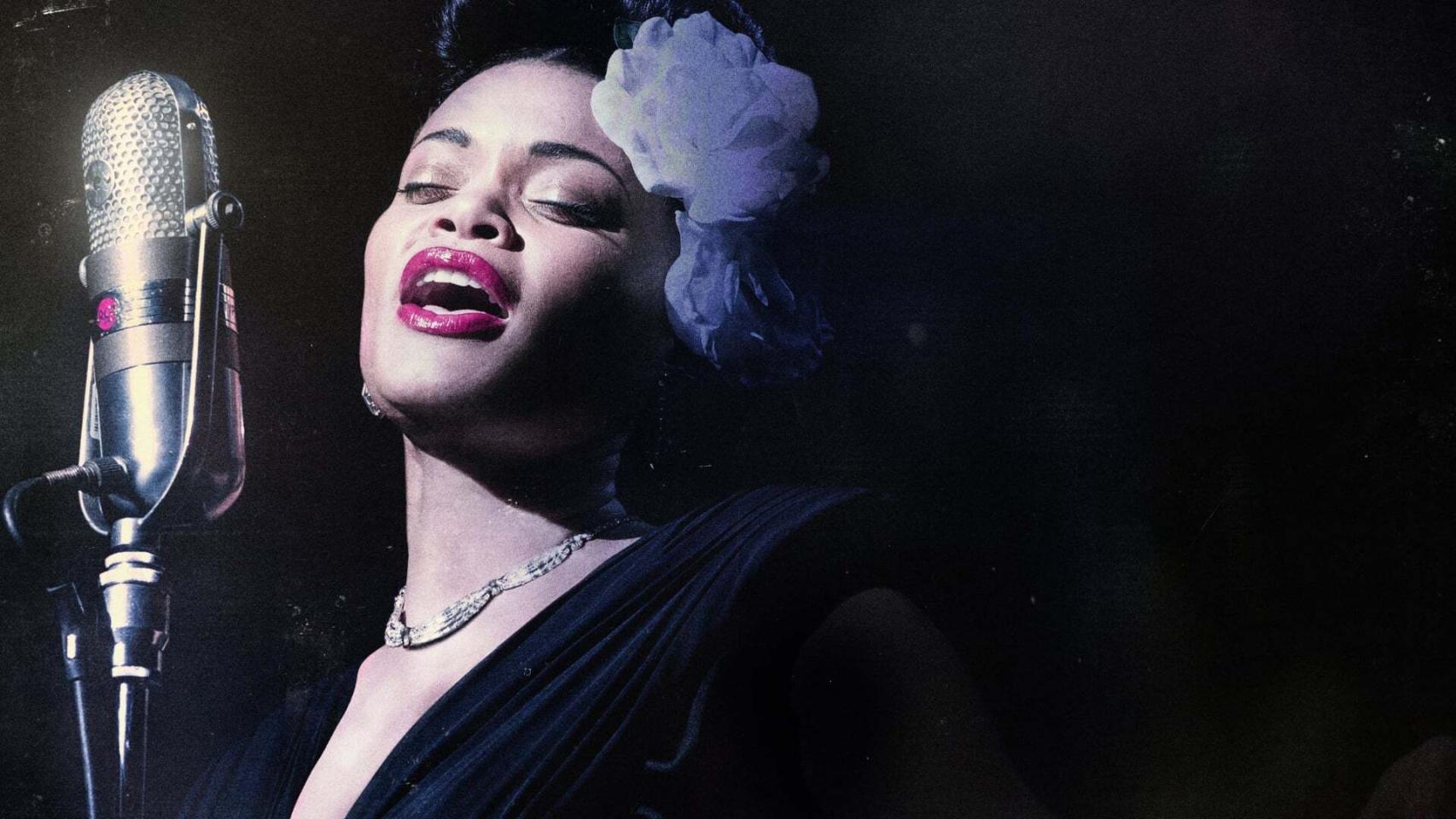 Andra Day caracterizada como Lada Day