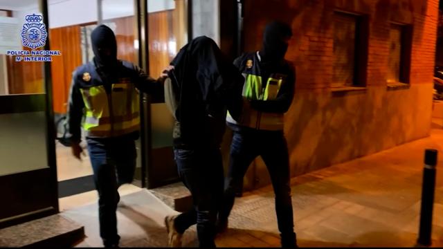 Imagen de una operación policial contra el yihadismo.