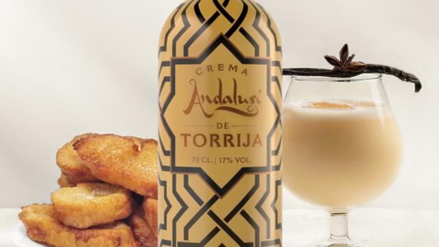 Crema de torrija de Andalusí Beverages.