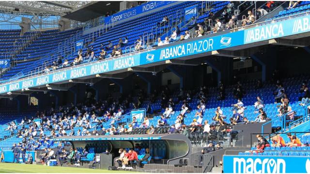 La grada de Riazor.